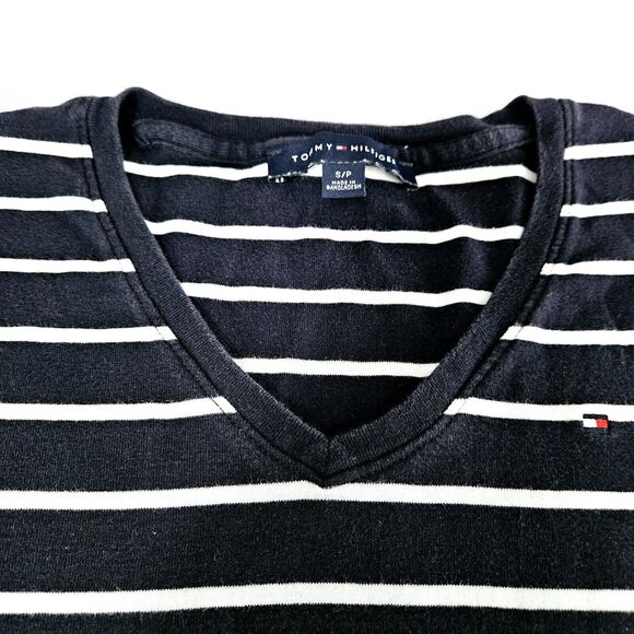 Tommy Hilfiger Womens T-Shirt Multicolor Size PS 100% Cotton Short Sleeve - Picture 8 of 10